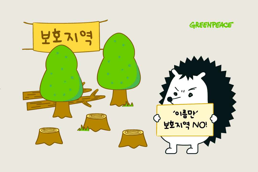 보호받지 못하는 우리나라의 보호지역 🌲🚨