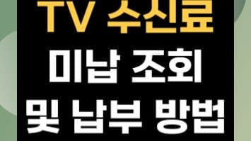 TV 수신료 미납, 이대로 괜찮을까? 꼼꼼하게 알아보고 현명하게 대처하세